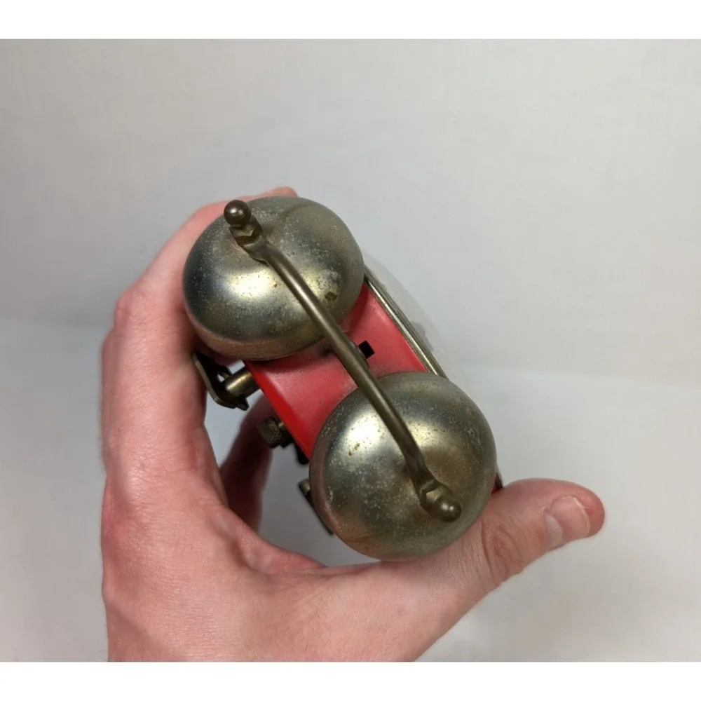 BROKEN Vintage Mickey Mouse Alarm Clock Walt Disney Productions Metal